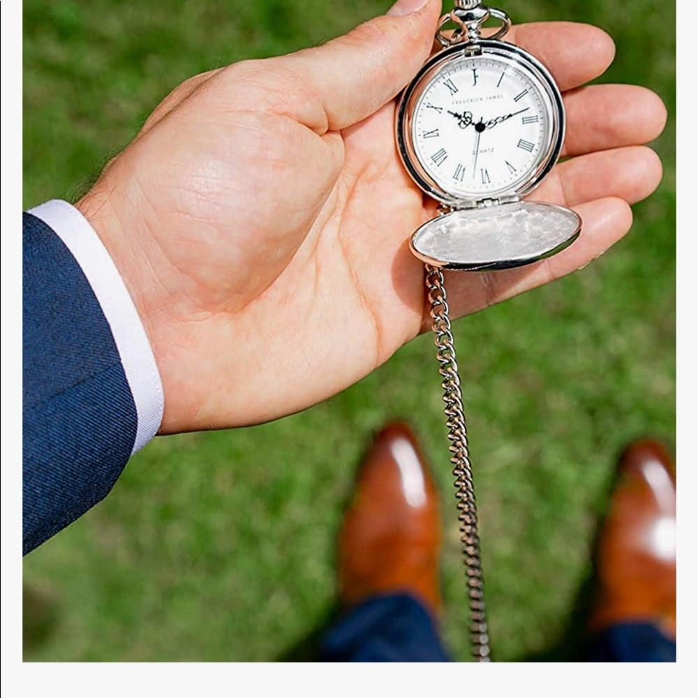 Best Man Gifts for Wedding -"Best Man for a Day" Pocket Watch ⏱
